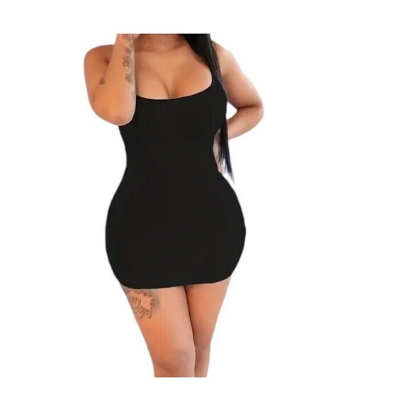 Unbranded Dresses & Skirts - Spaghetti Strap (Sleeveless)-(Sexy!)-(Mini Dress)-(Size XL)-(Black)-(New)-$20.00